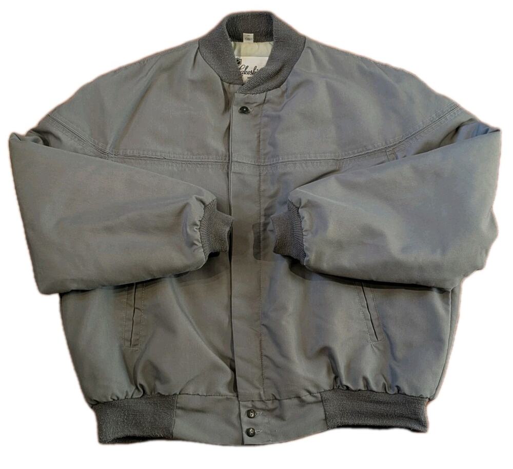 Vintage Lakeshire Quilted Jacket Made USA Size 50 Mens Workwear Coat